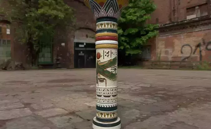 Large Egyptian Column