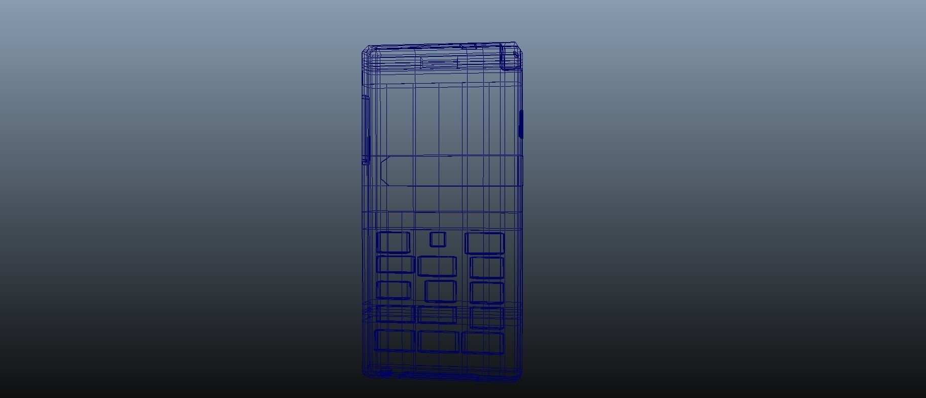 Keypad Mobile Phone untextured free VR / AR / low-poly 3D model | CGTrader