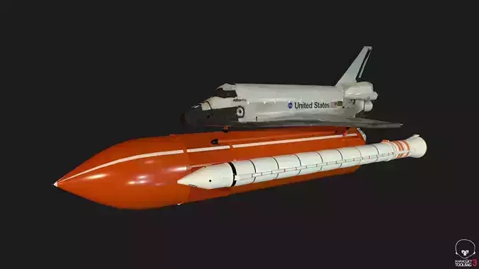 Space Shuttle Atlantis Free 3D model