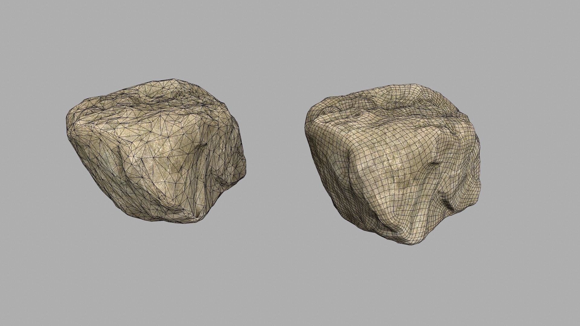 sea rocks Low-poly 3D model_25