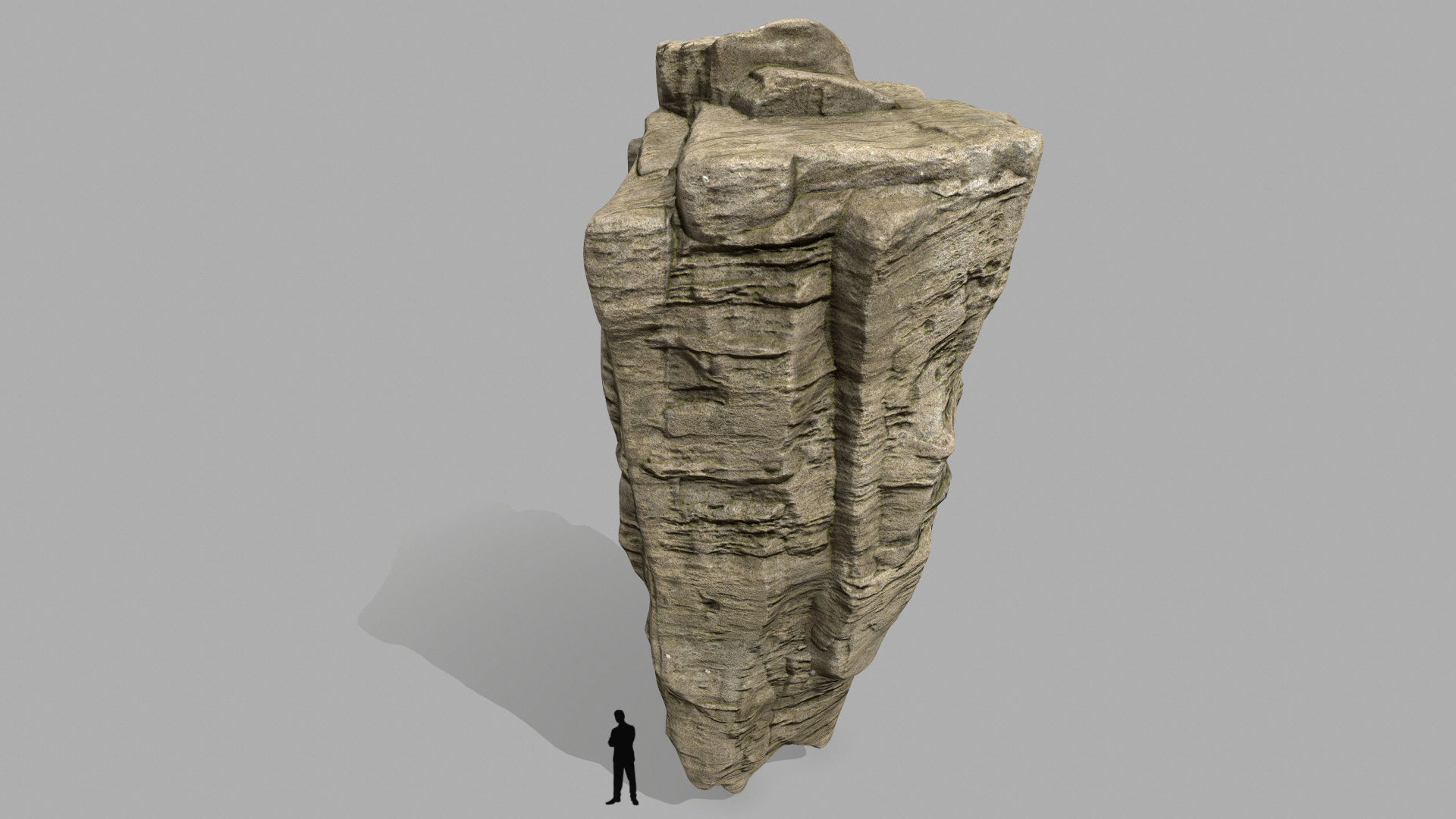 sea rocks Low-poly 3D model_2