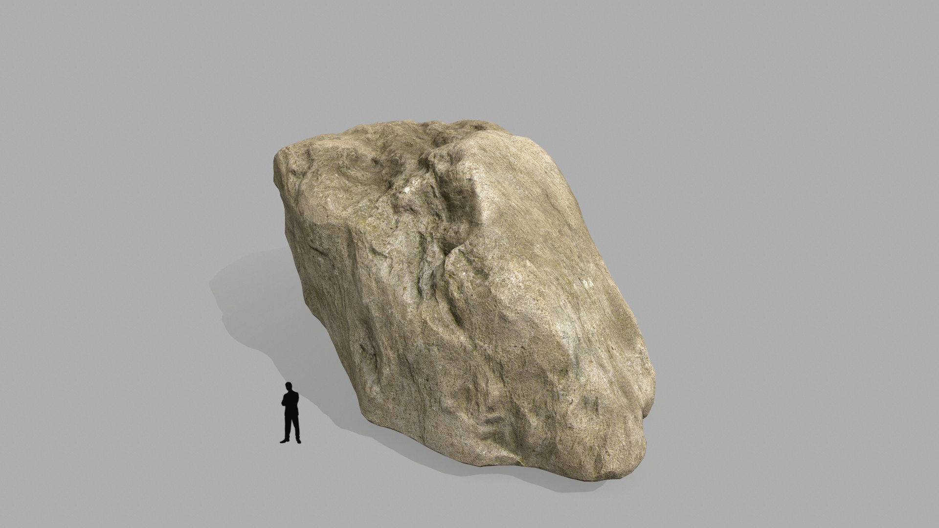 sea rocks Low-poly 3D model_3