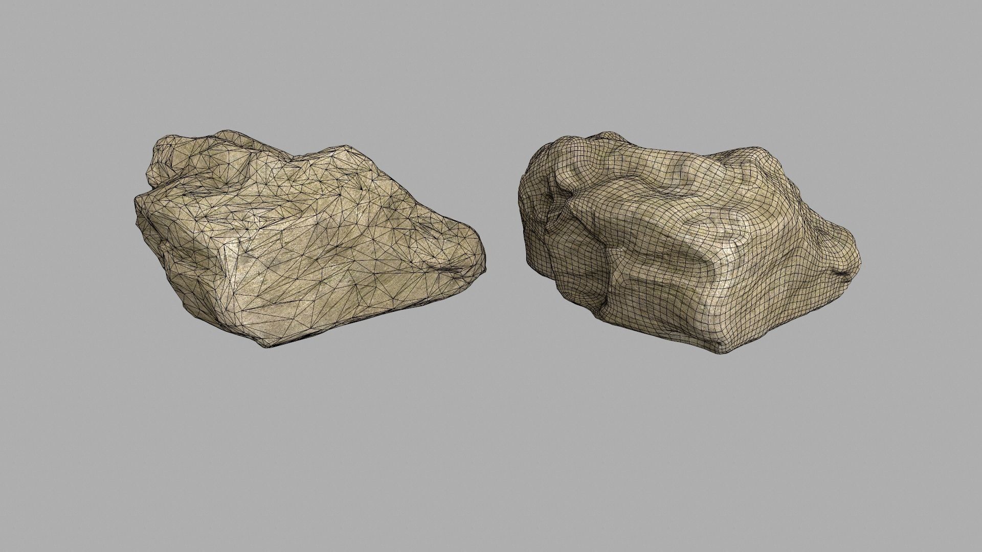 sea rocks Low-poly 3D model_27