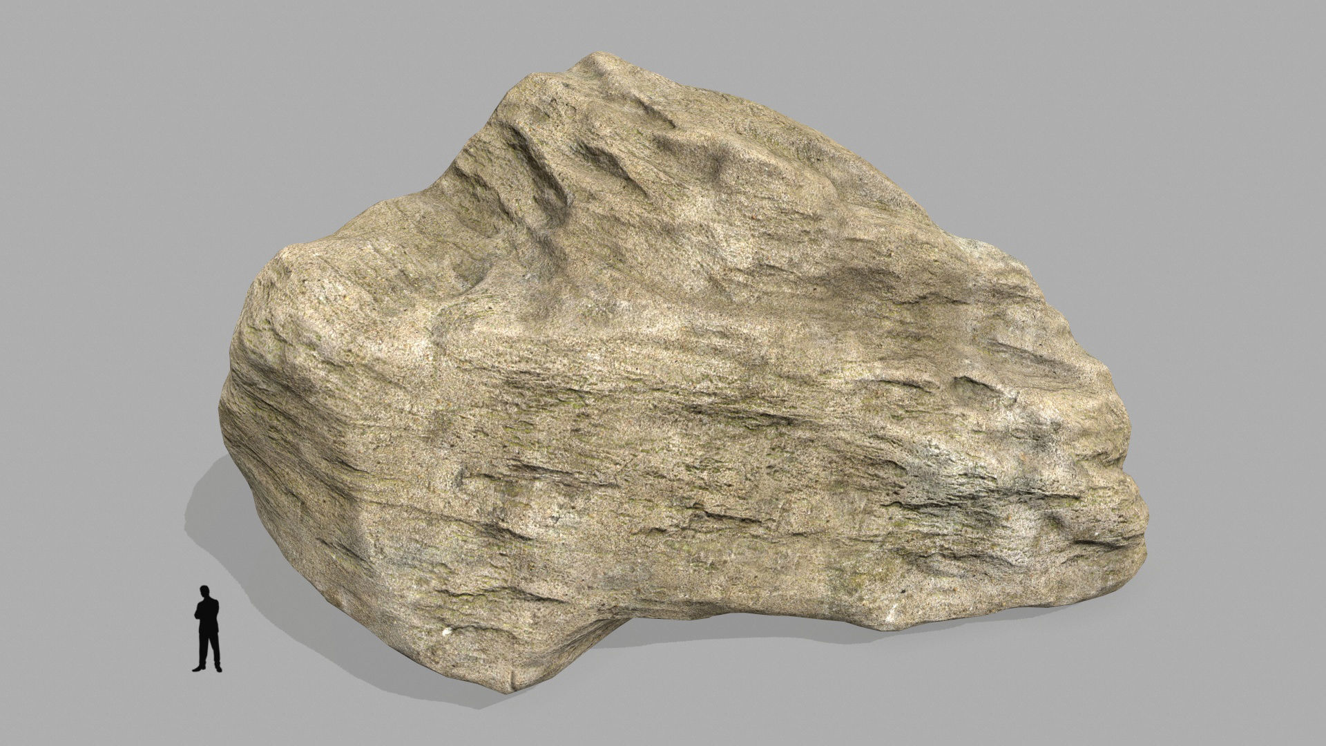 sea rocks Low-poly 3D model_6