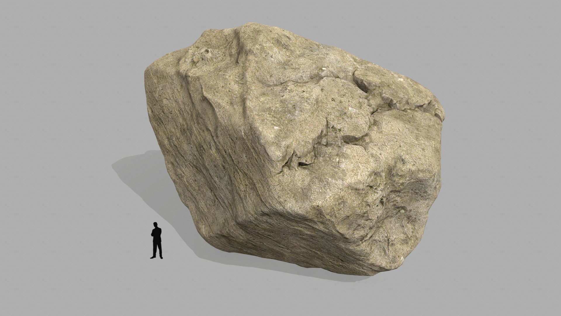 sea rocks Low-poly 3D model_4