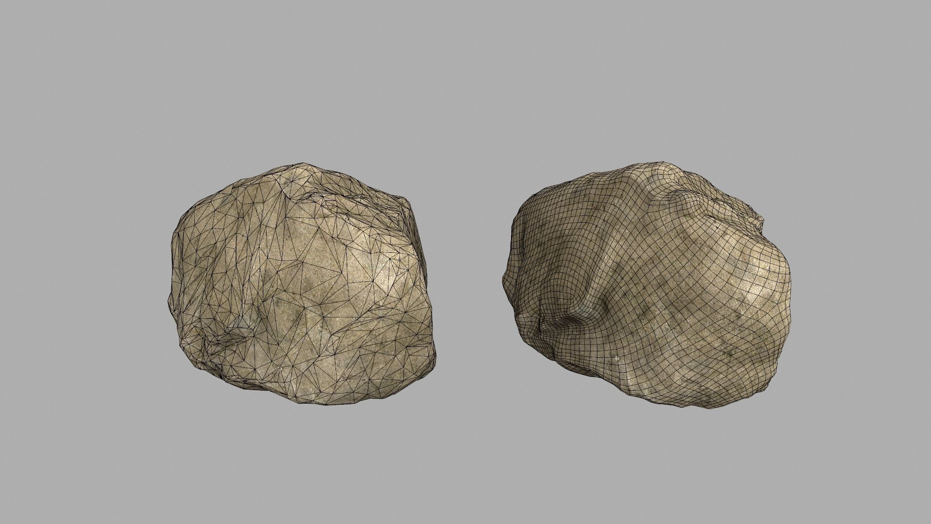 sea rocks Low-poly 3D model_24