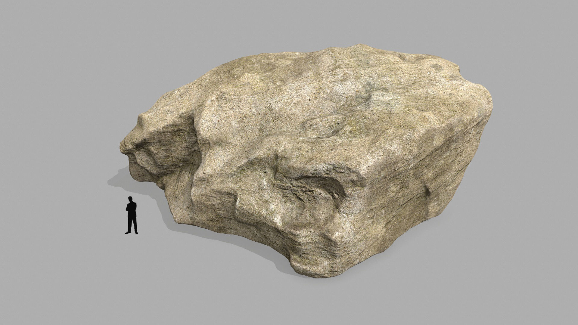 sea rocks Low-poly 3D model_5
