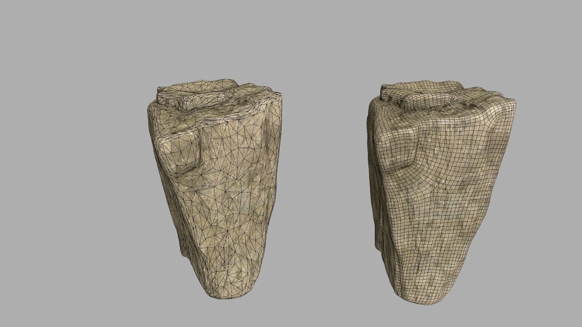 sea rocks Low-poly 3D model_20