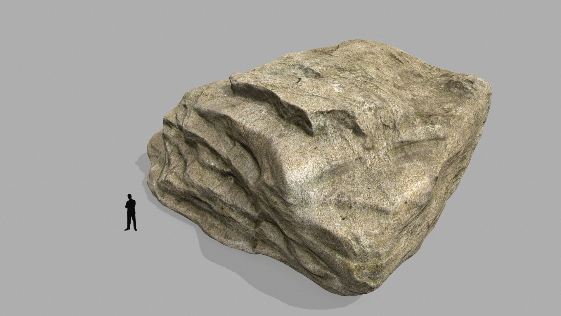 sea rocks Low-poly 3D model_9