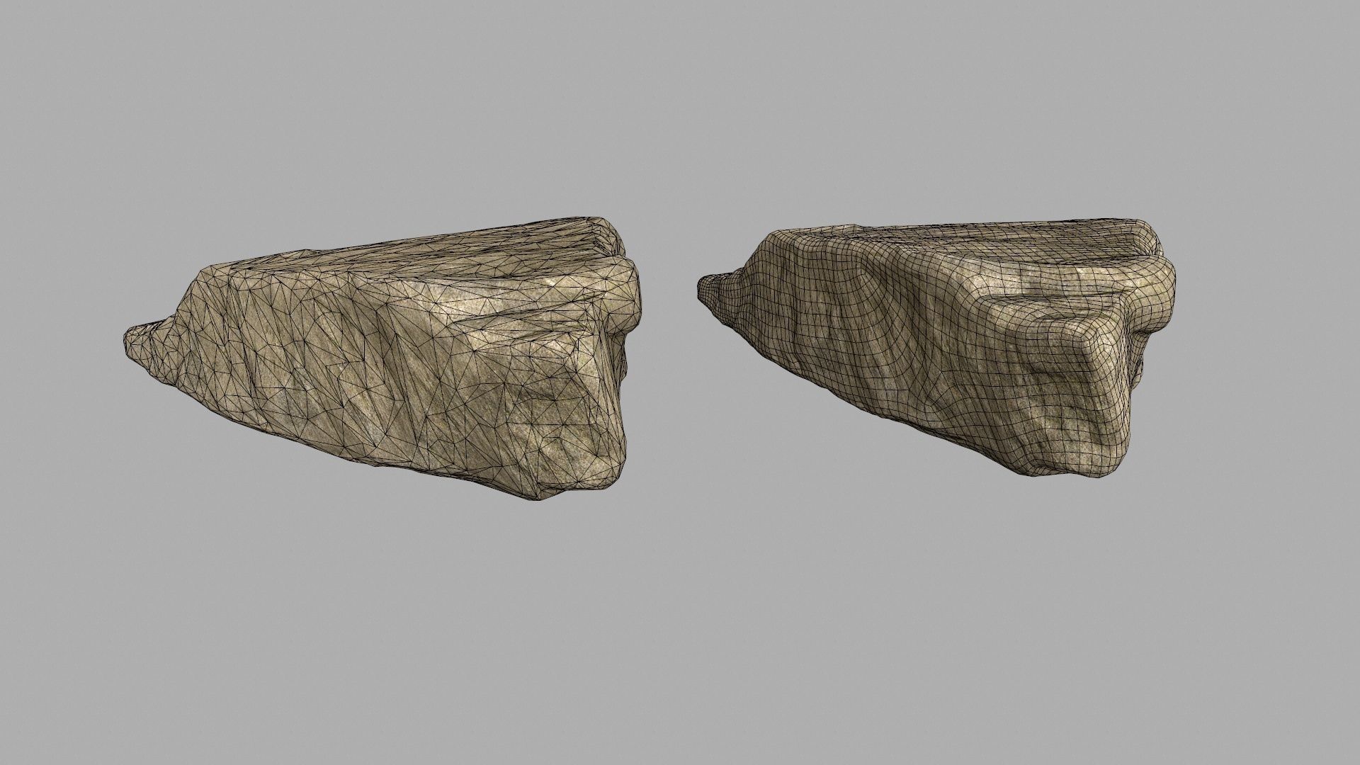 sea rocks Low-poly 3D model_29