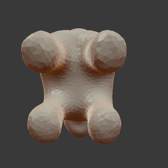  Christmas Cartoon Deer 3d Print STL Medium Poly model 3D print model_6