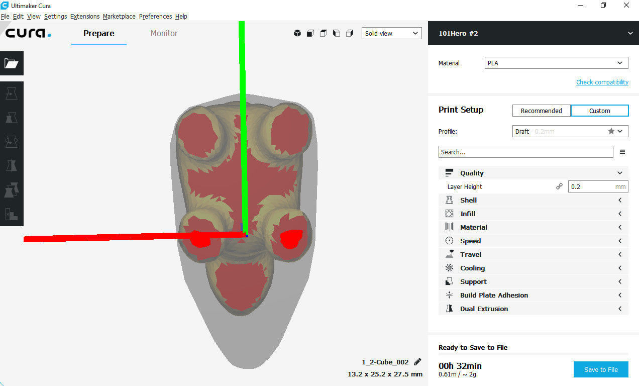  Christmas Cartoon Deer 3d Print STL Medium Poly model 3D print model_11