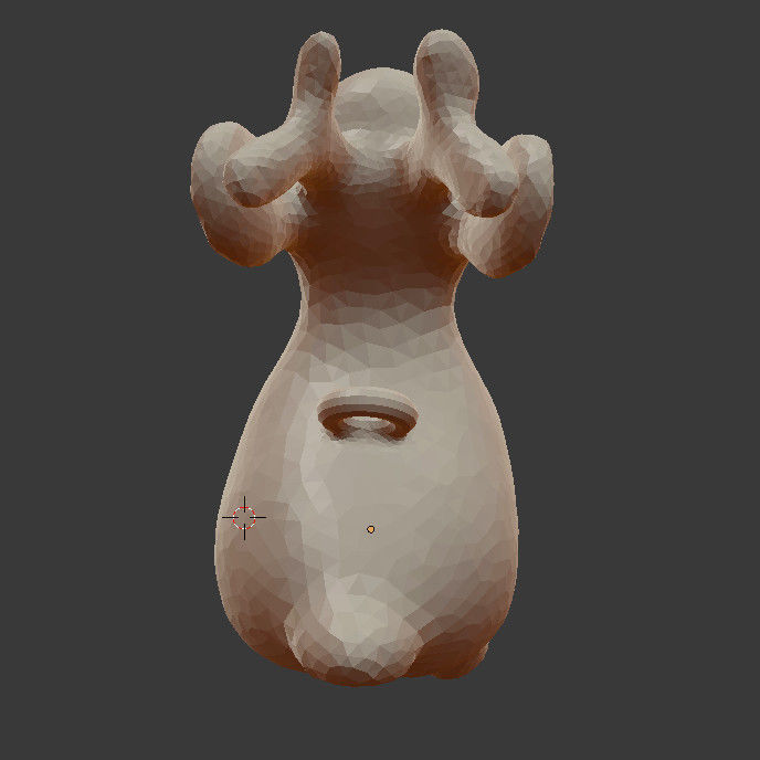  Christmas Cartoon Deer 3d Print STL Medium Poly model 3D print model_5