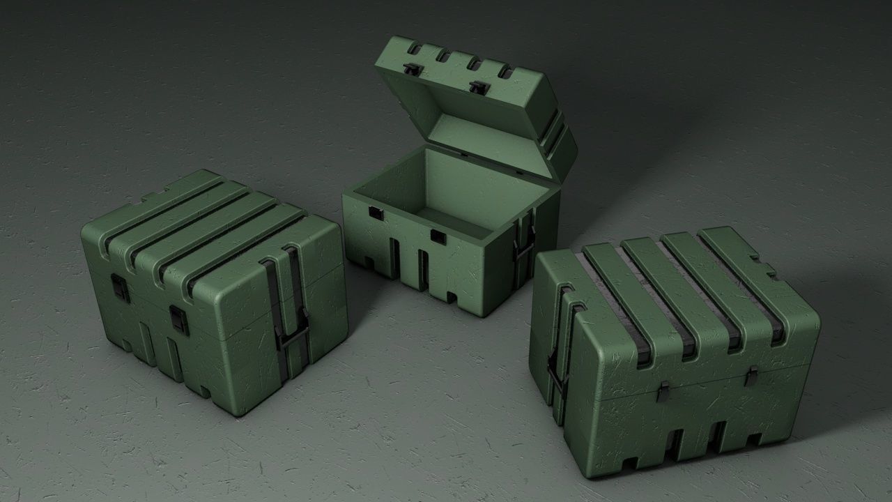 storage box design 3D model_7