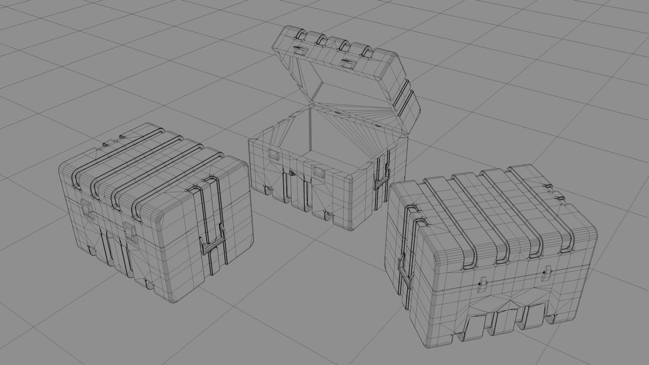 storage box design 3D model_8