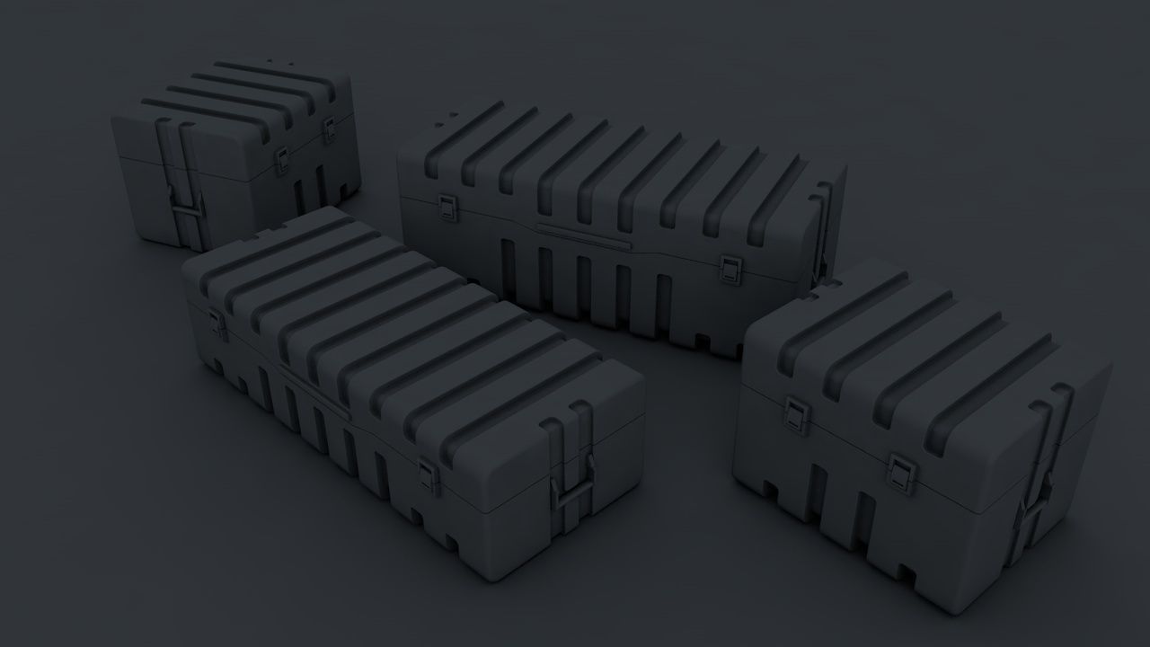 storage box design 3D model_1