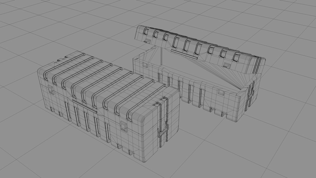 storage box design 3D model_4