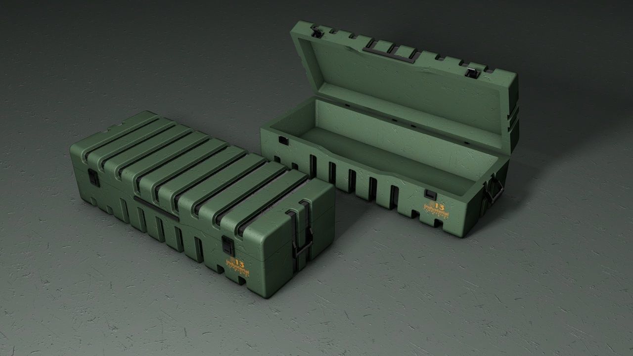 storage box design 3D model_5