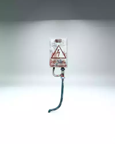 Electric Panel 3D Model for cinema4d - Octane render