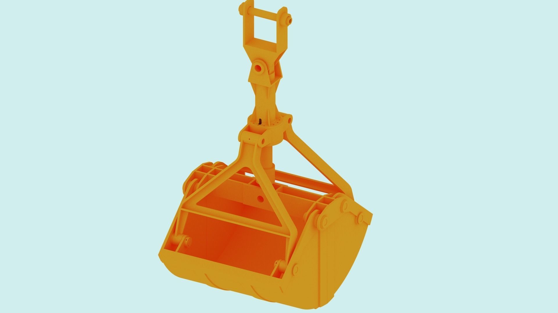 CLAMSHELL BUCKET  3D model_1