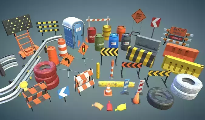 Construction prop sets