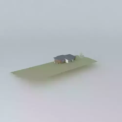 Individual wood frame house