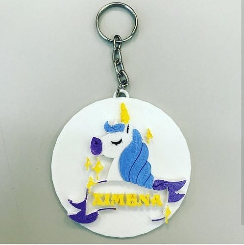 Llavero de UNICORNIO 3D print model