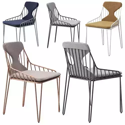 Riflessi Piuma chair 3D model