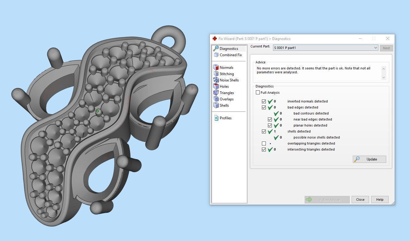 Pendant Fashion S 0001 P 3D print model_7