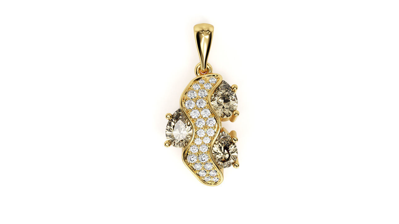 Pendant Fashion S 0001 P 3D print model_3