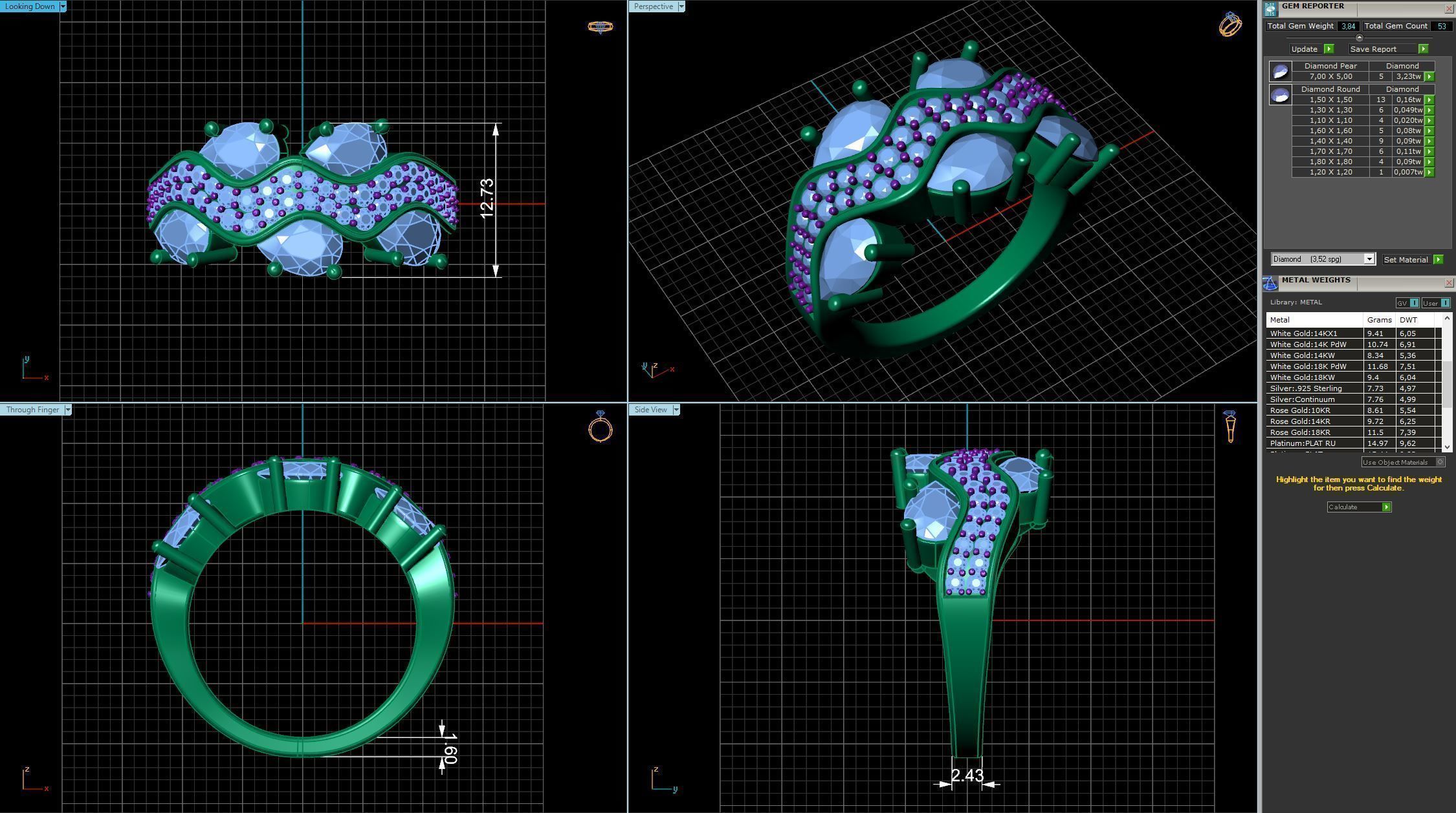 Ring S 0001 R 1 3D print model_4