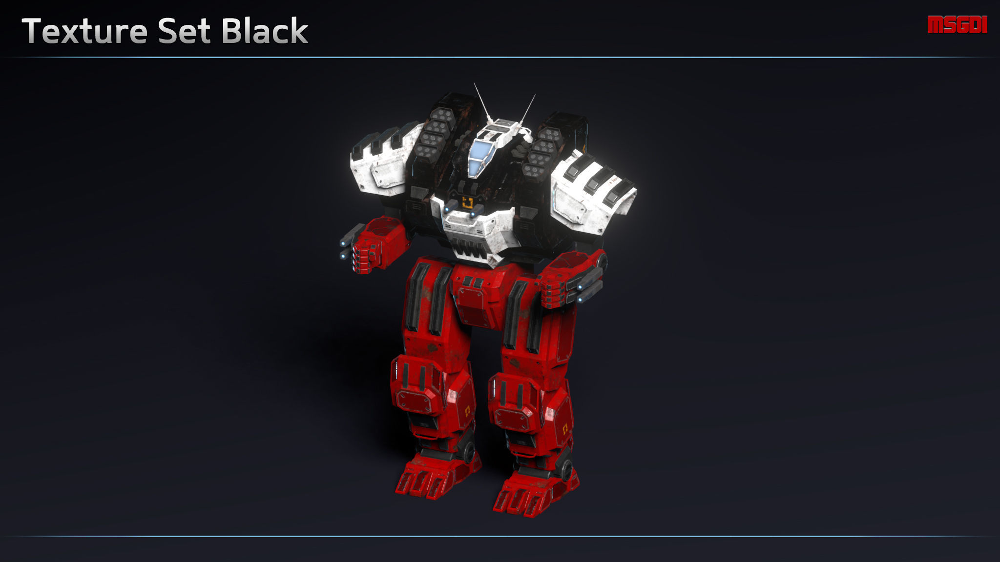 Heavy Mech Priest Low-poly 3D model_9