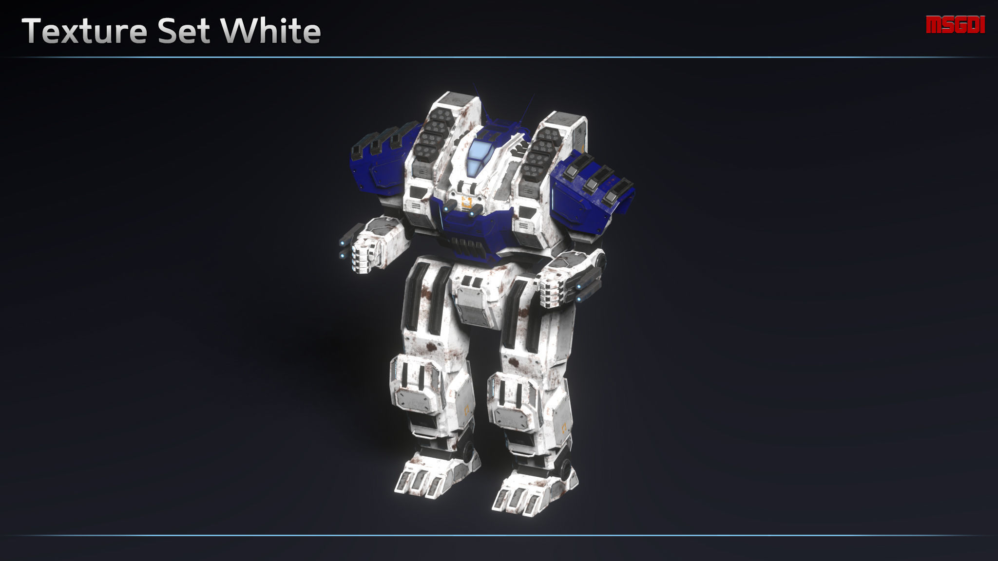 Heavy Mech Priest Low-poly 3D model_12