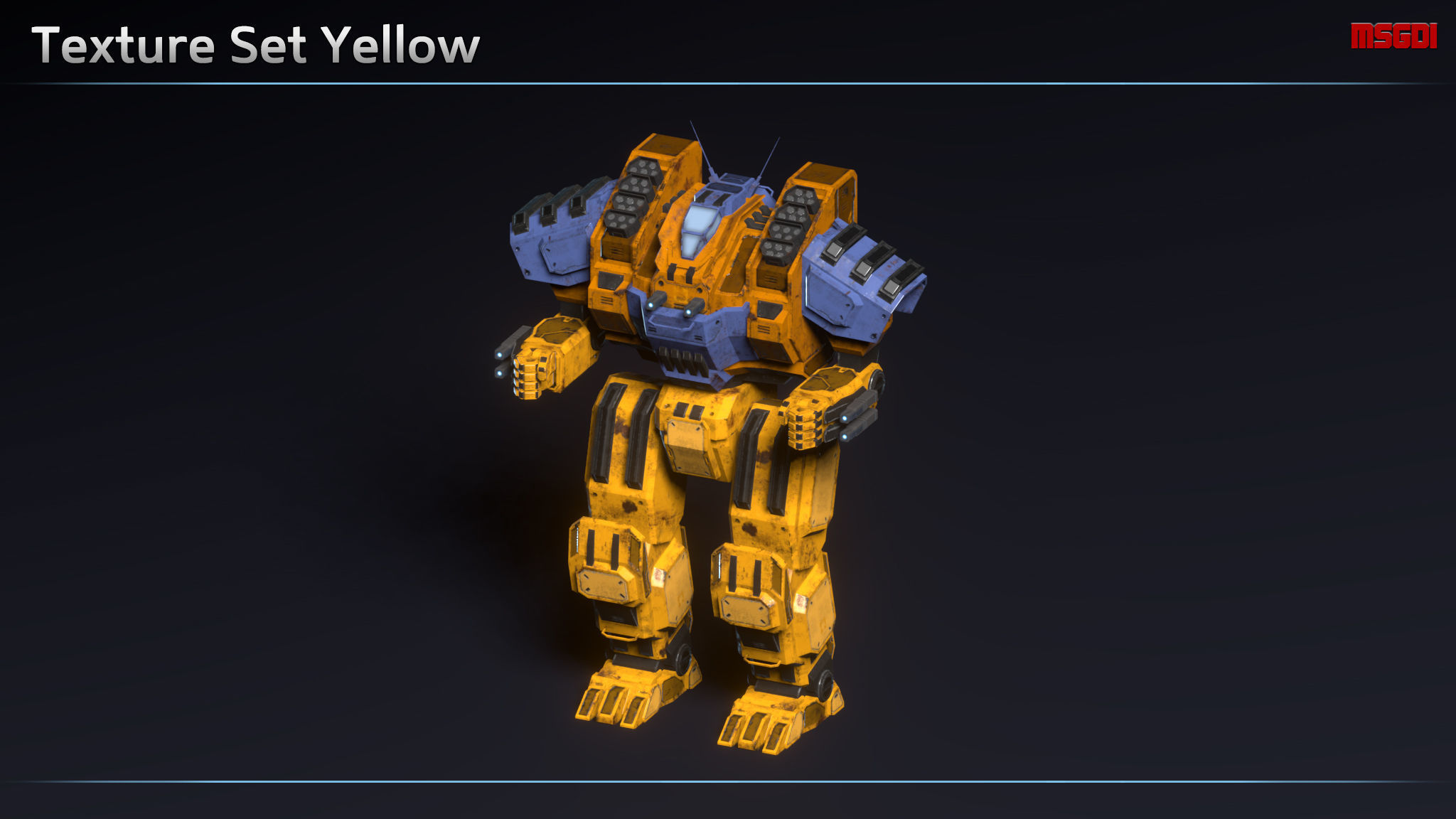 Heavy Mech Priest Low-poly 3D model_13