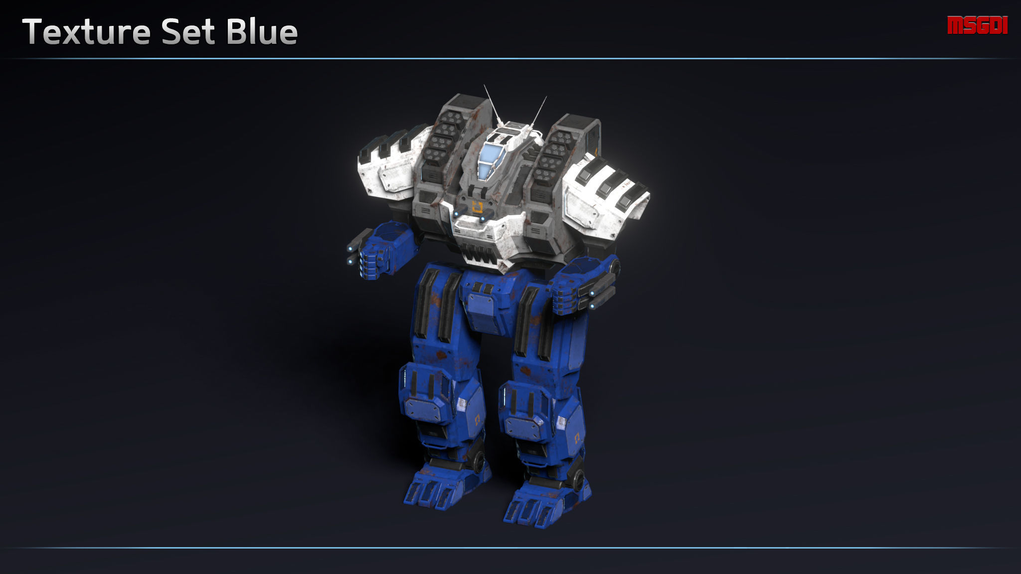 Heavy Mech Priest Low-poly 3D model_10