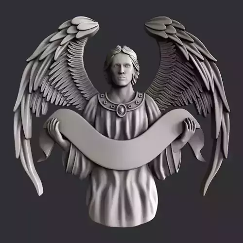 3d STL models for CNC or 3d printer Angel