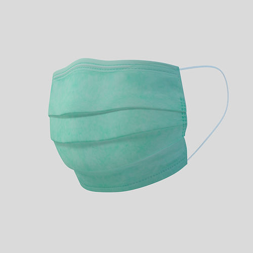 Surgical mask 3D model