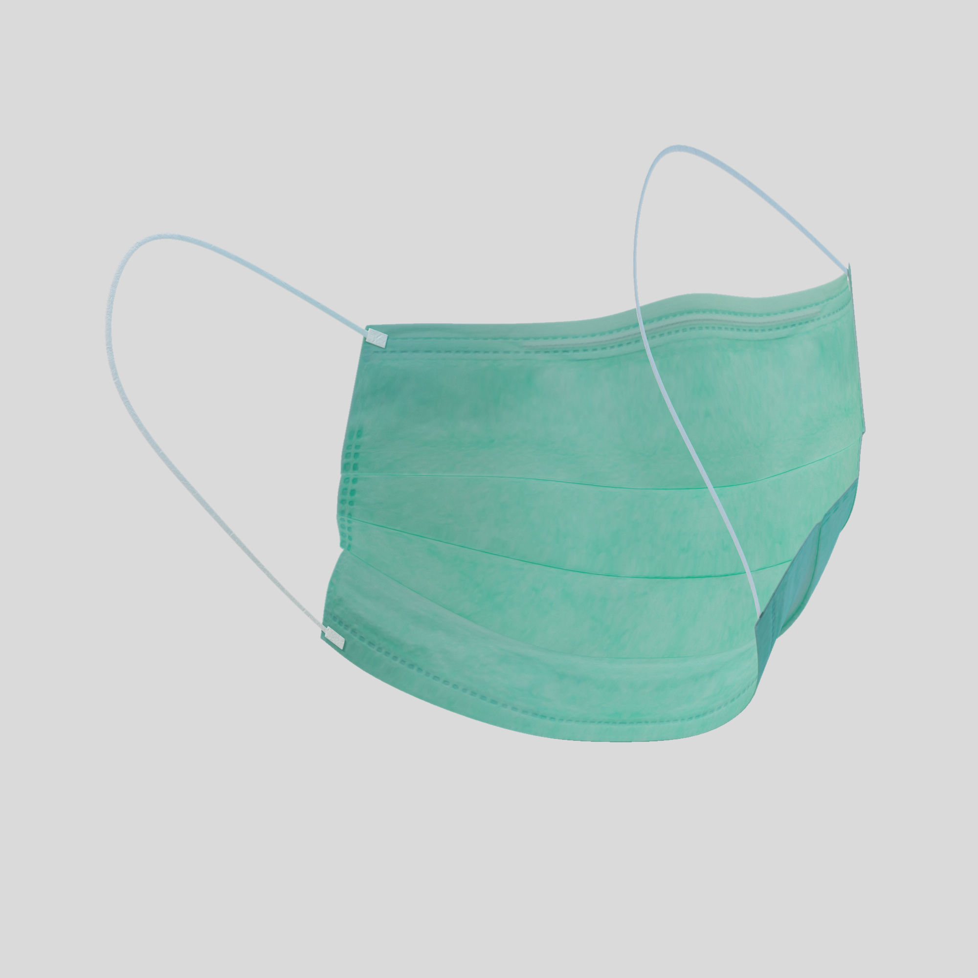 Surgical mask 3D model_1