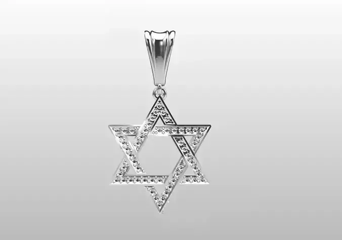 Hexagon Star Necklace 