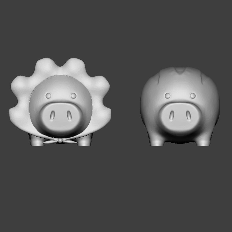 Babe STL for 3DPrint 3D print model_6