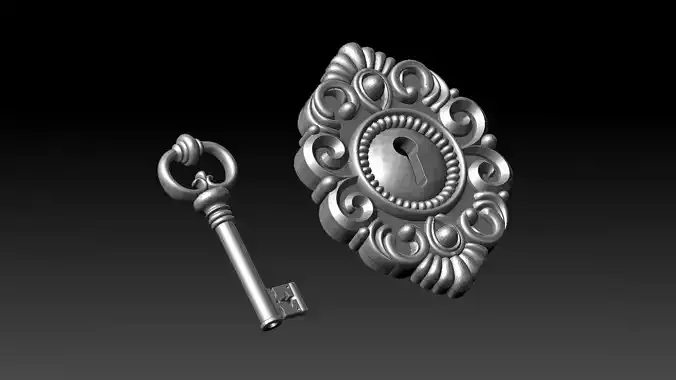 KEY LOCK 3D print model