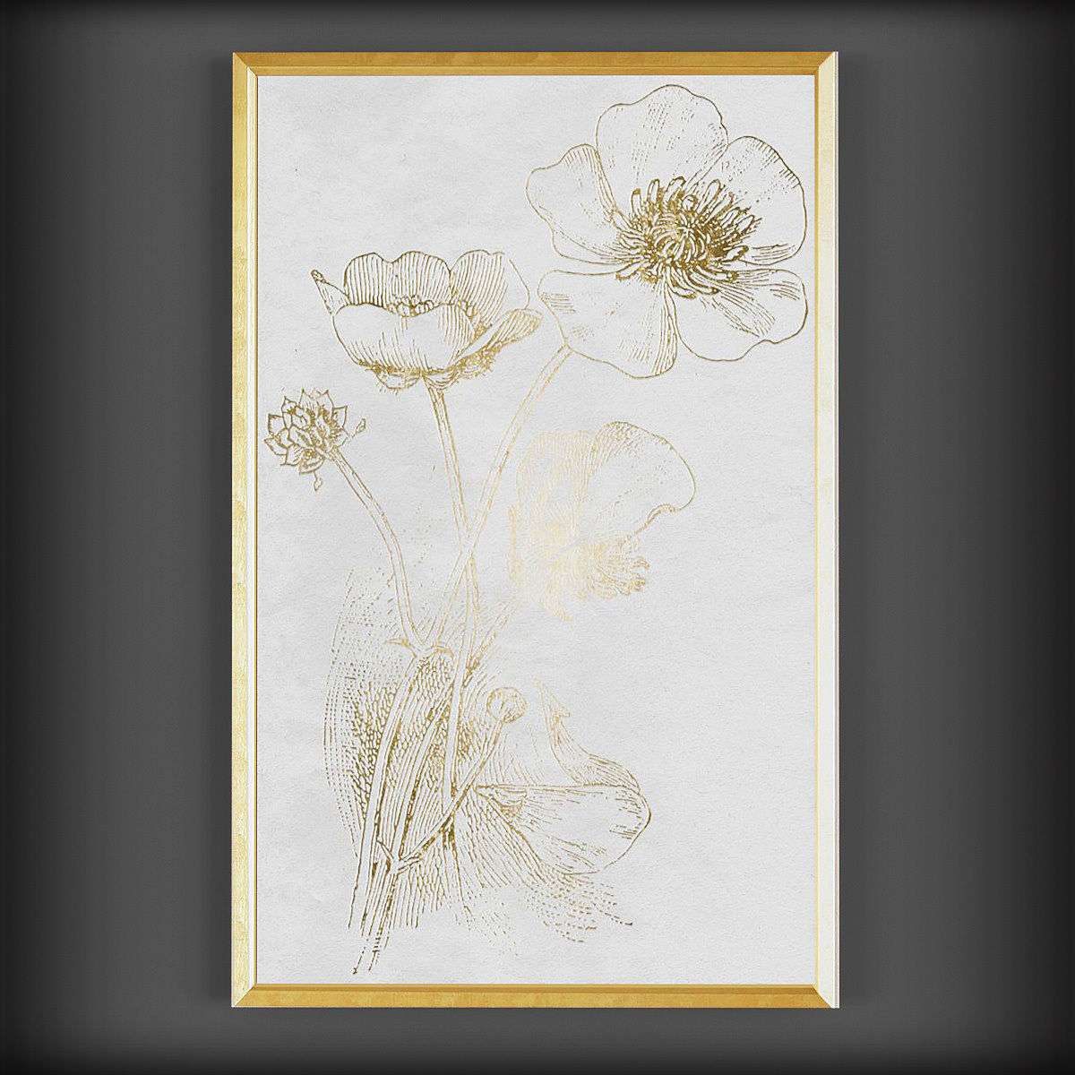 Picture Frames  Low-poly 3D model_2