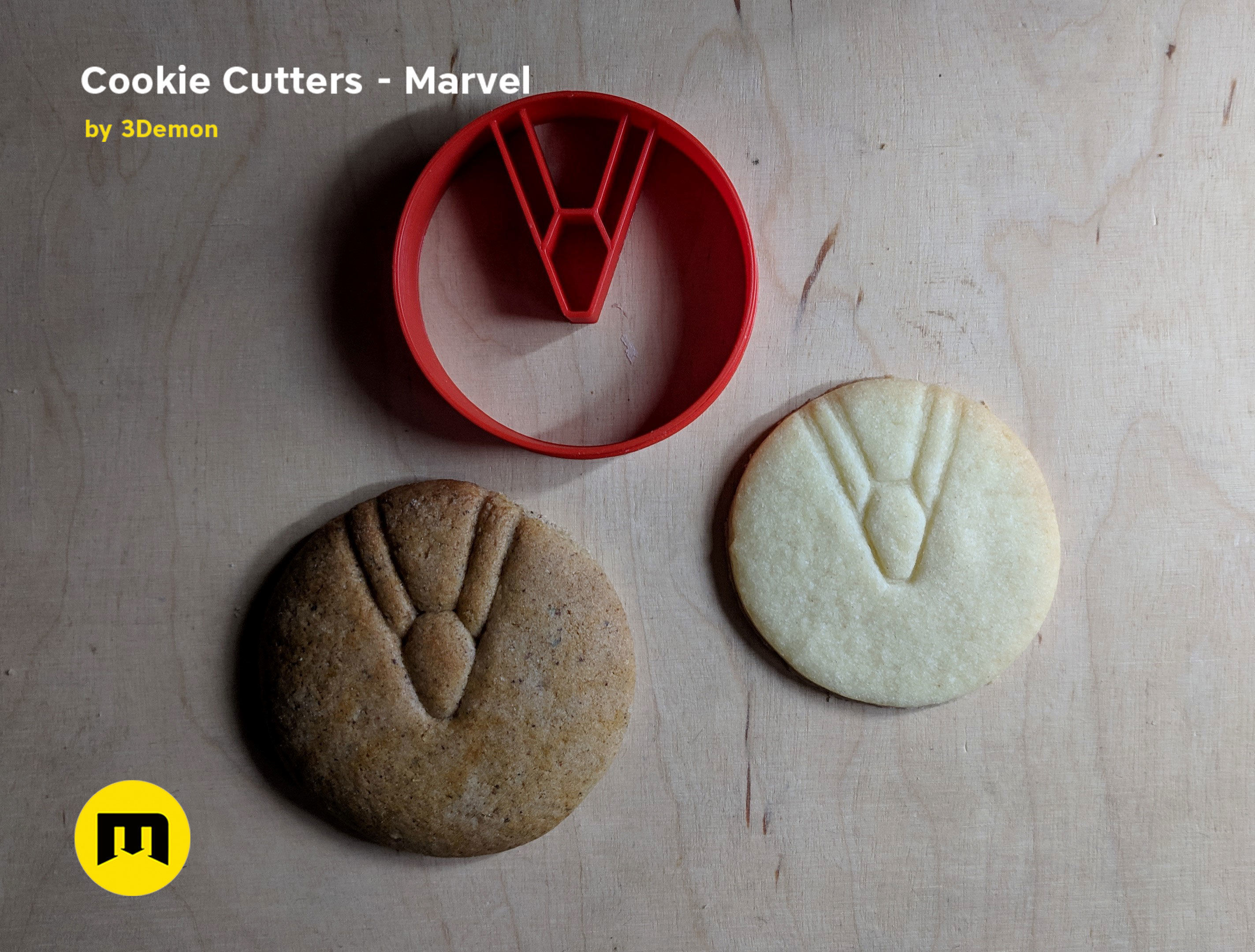 Marvel cookie cutters set 3D print model_27