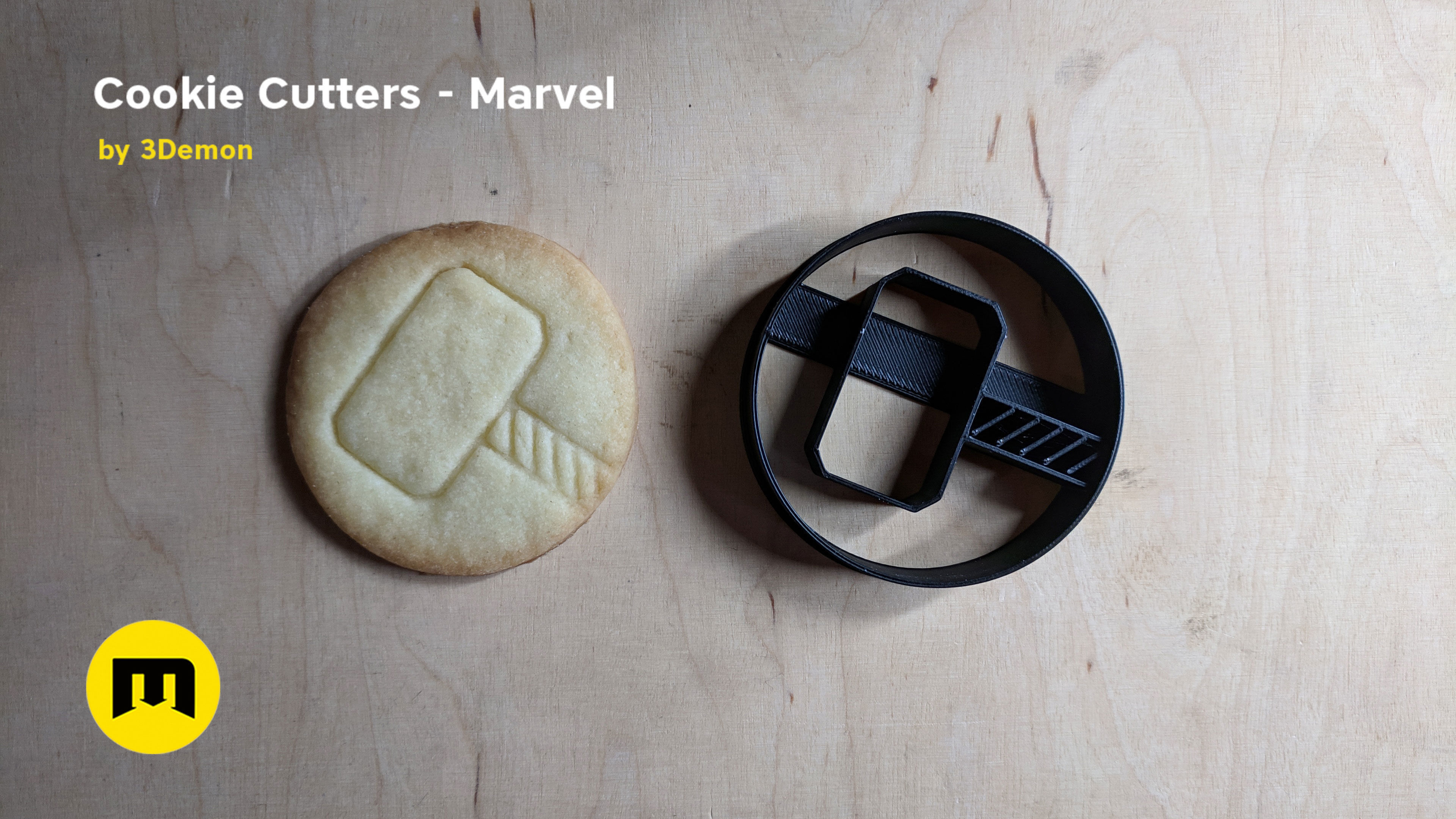 Marvel cookie cutters set 3D print model_18