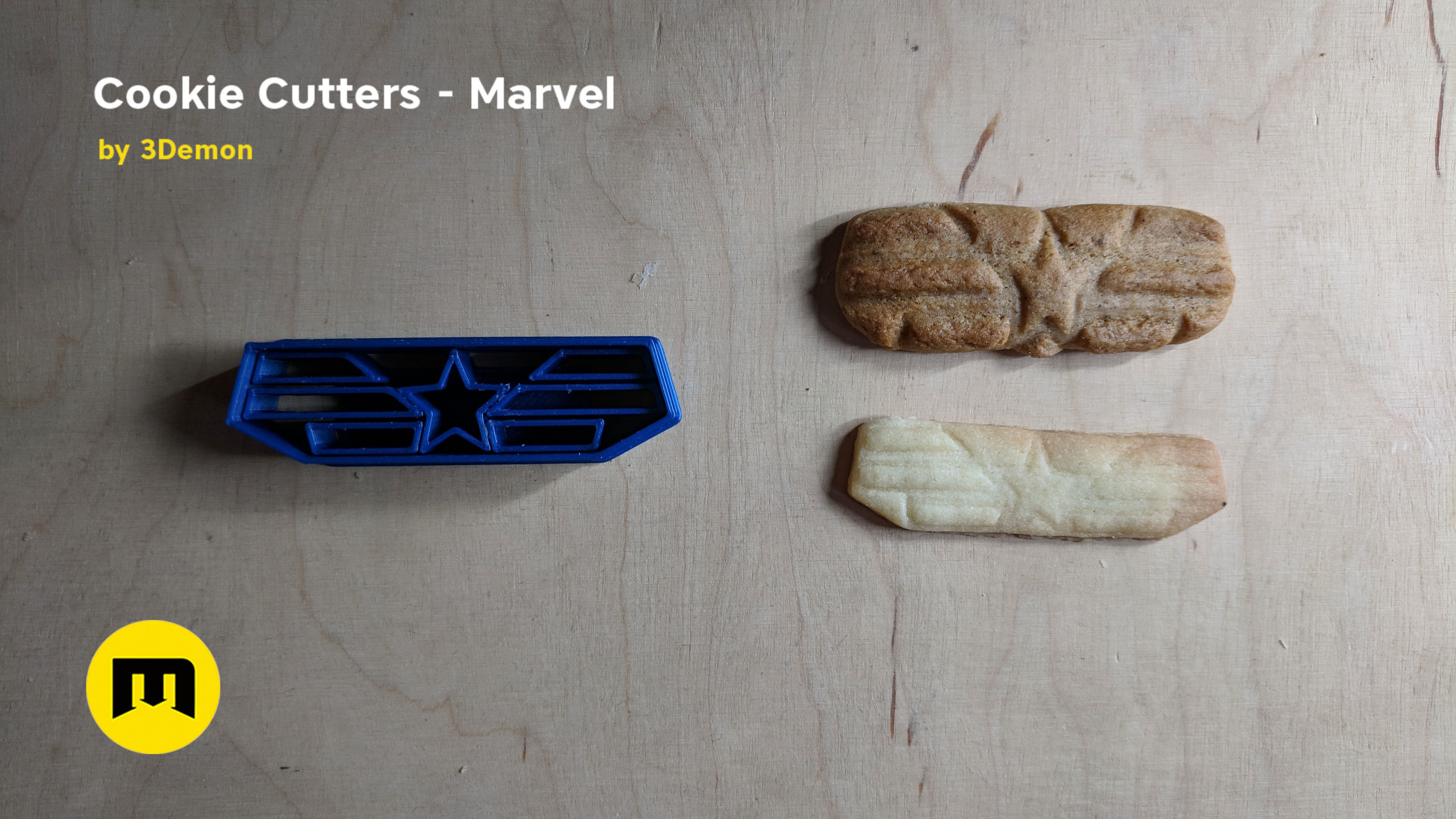 Marvel cookie cutters set 3D print model_25