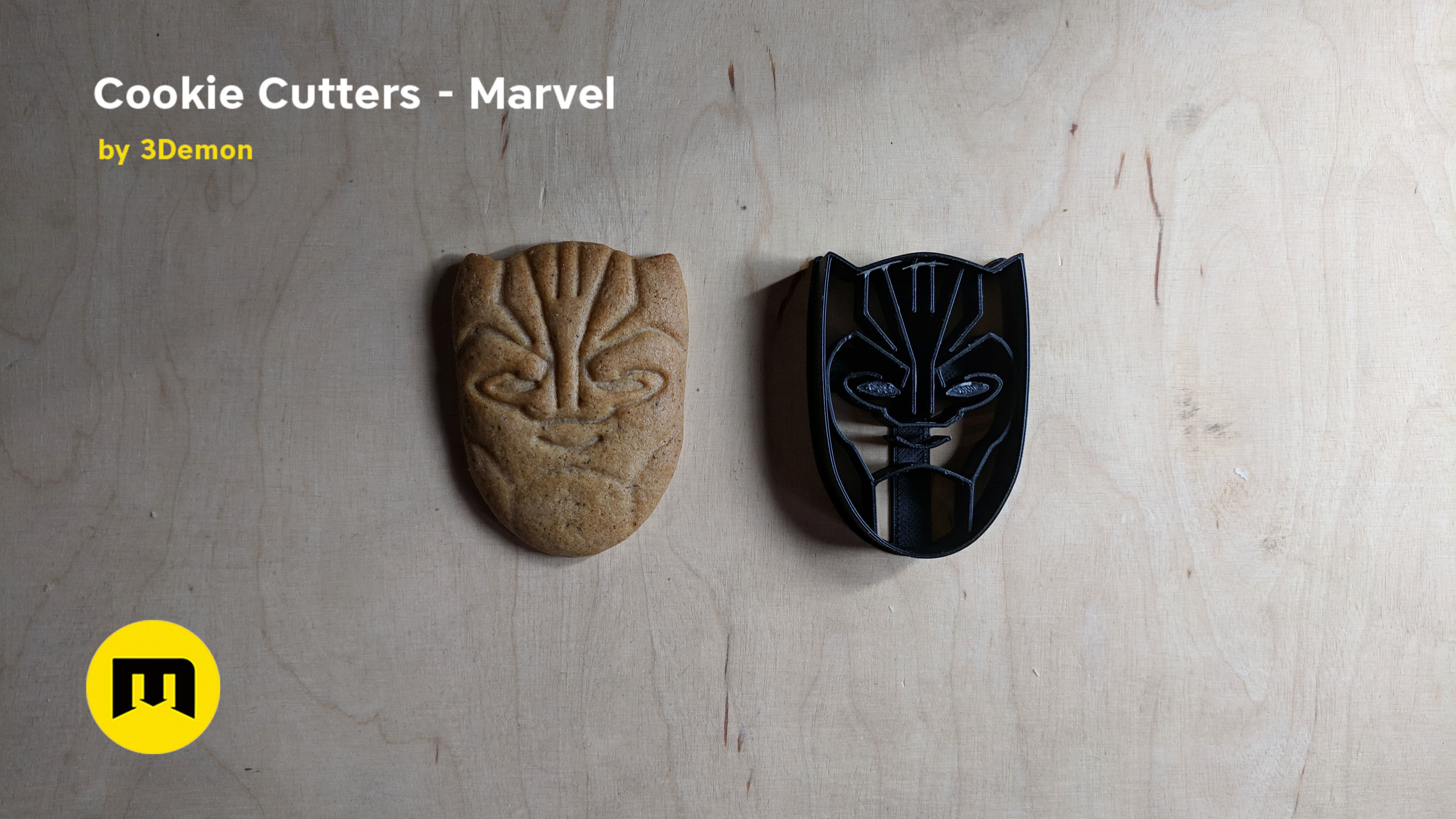 Marvel cookie cutters set 3D print model_23