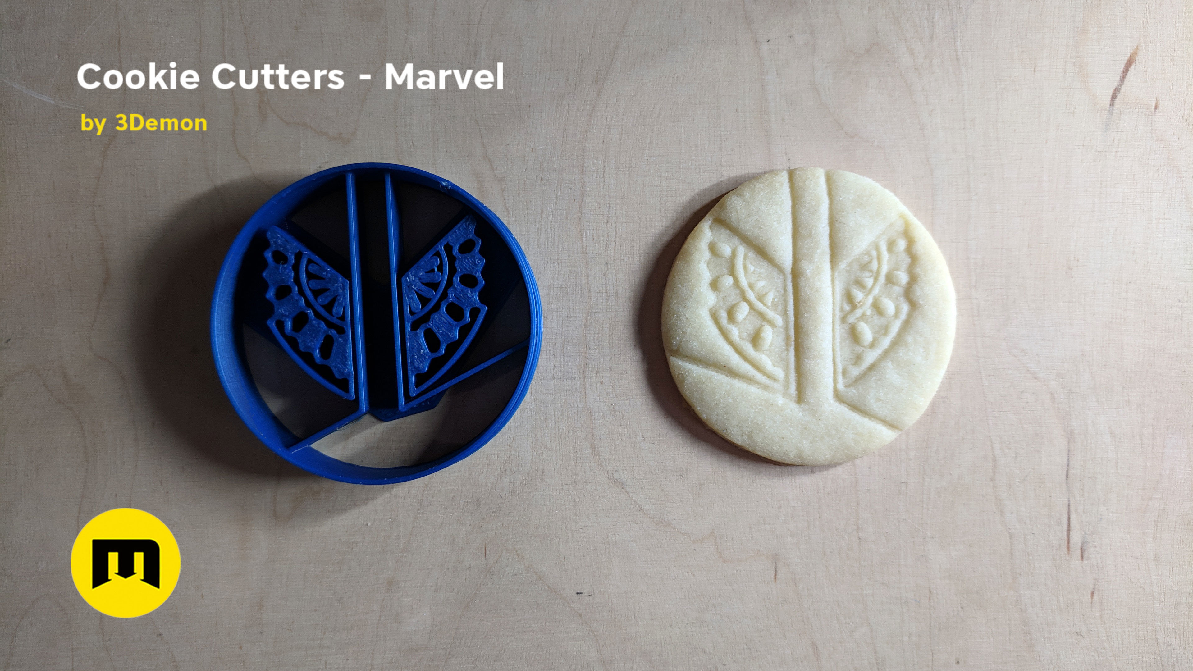 Marvel cookie cutters set 3D print model_16