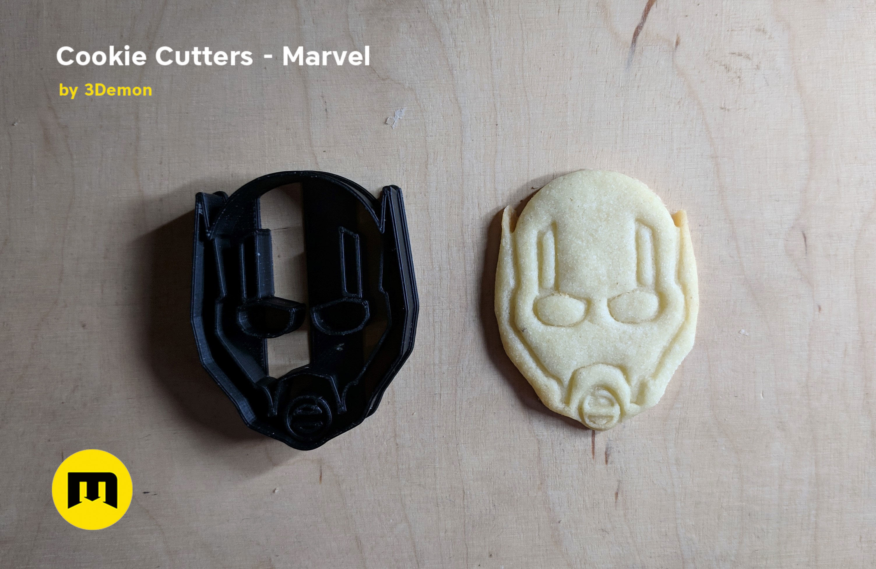 Marvel cookie cutters set 3D print model_26
