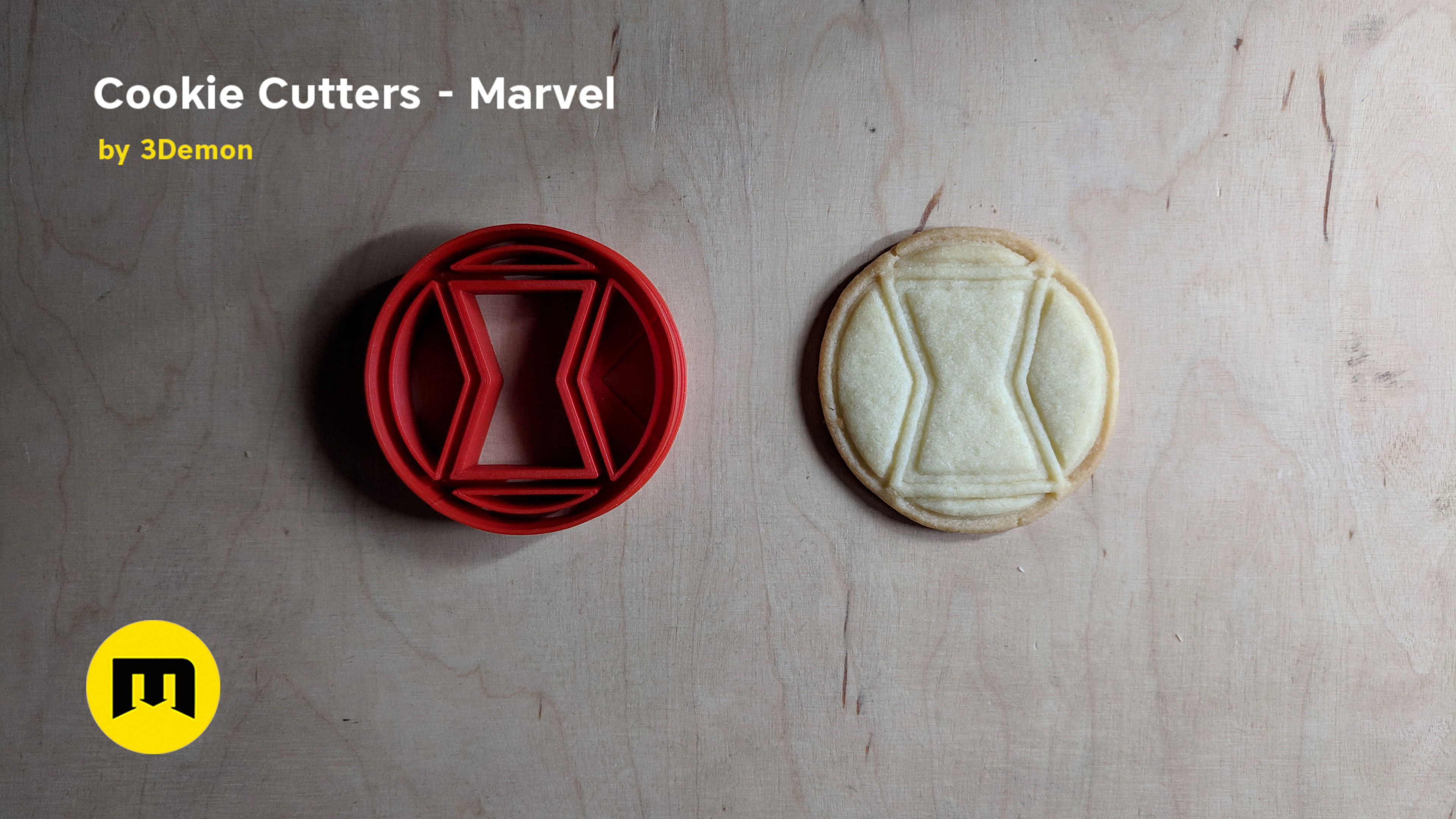 Marvel cookie cutters set 3D print model_21