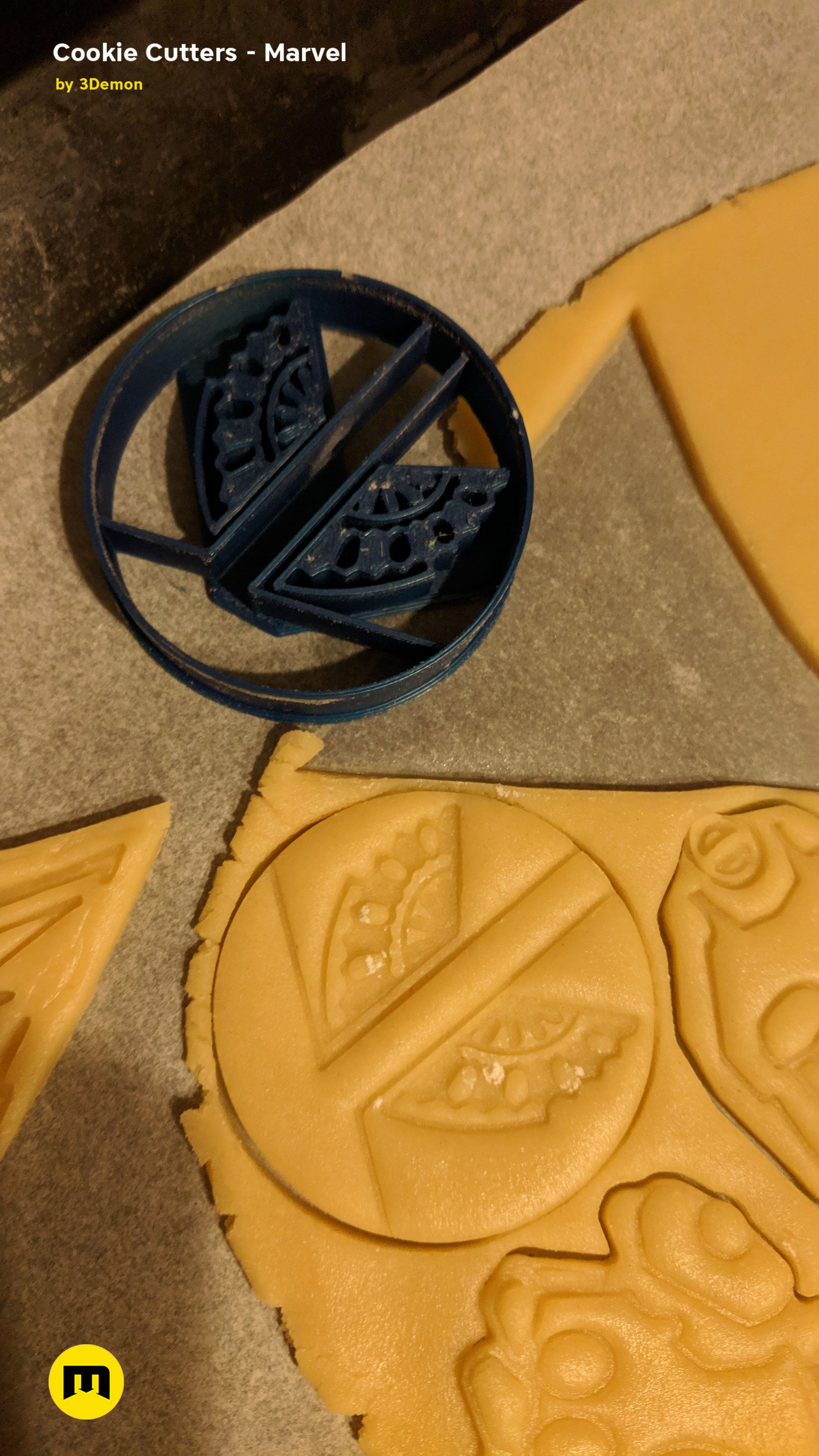 Marvel cookie cutters set 3D print model_9